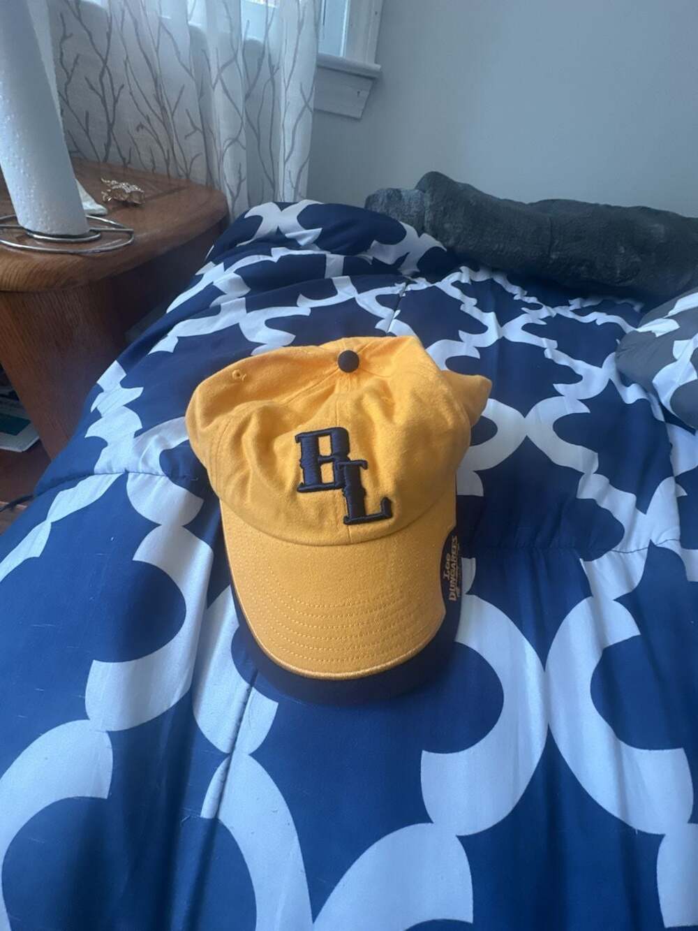 Vintage Lee Dungarees Buddy Lee Promo Yellow Strapback Hat